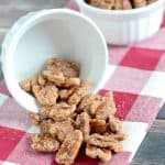 These Candied Pecans are so delicious and easy to make. Perfect for snacking and tossing in salads.
