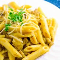 Savory Sausage Pumpkin Pasta