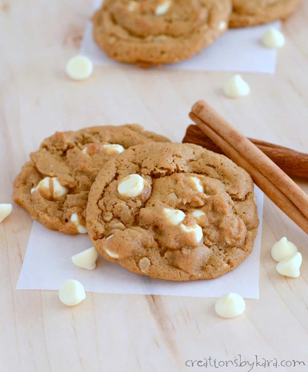 White Chocolate Ginger Molasses Cookies Creations by Kara