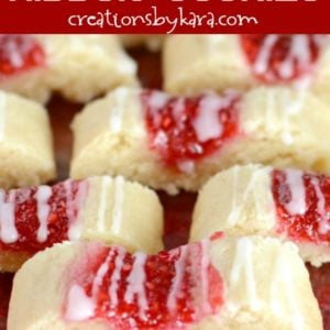 raspberry ribbon cookies