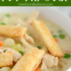 creamy chicken pot pie soup recipe