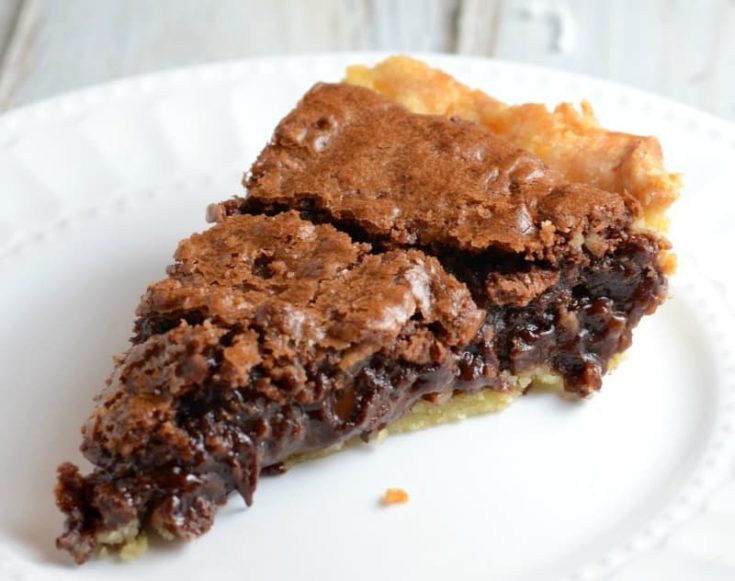 Homemade German Chocolate Pie - a sinfully rich pie that is easy to make.