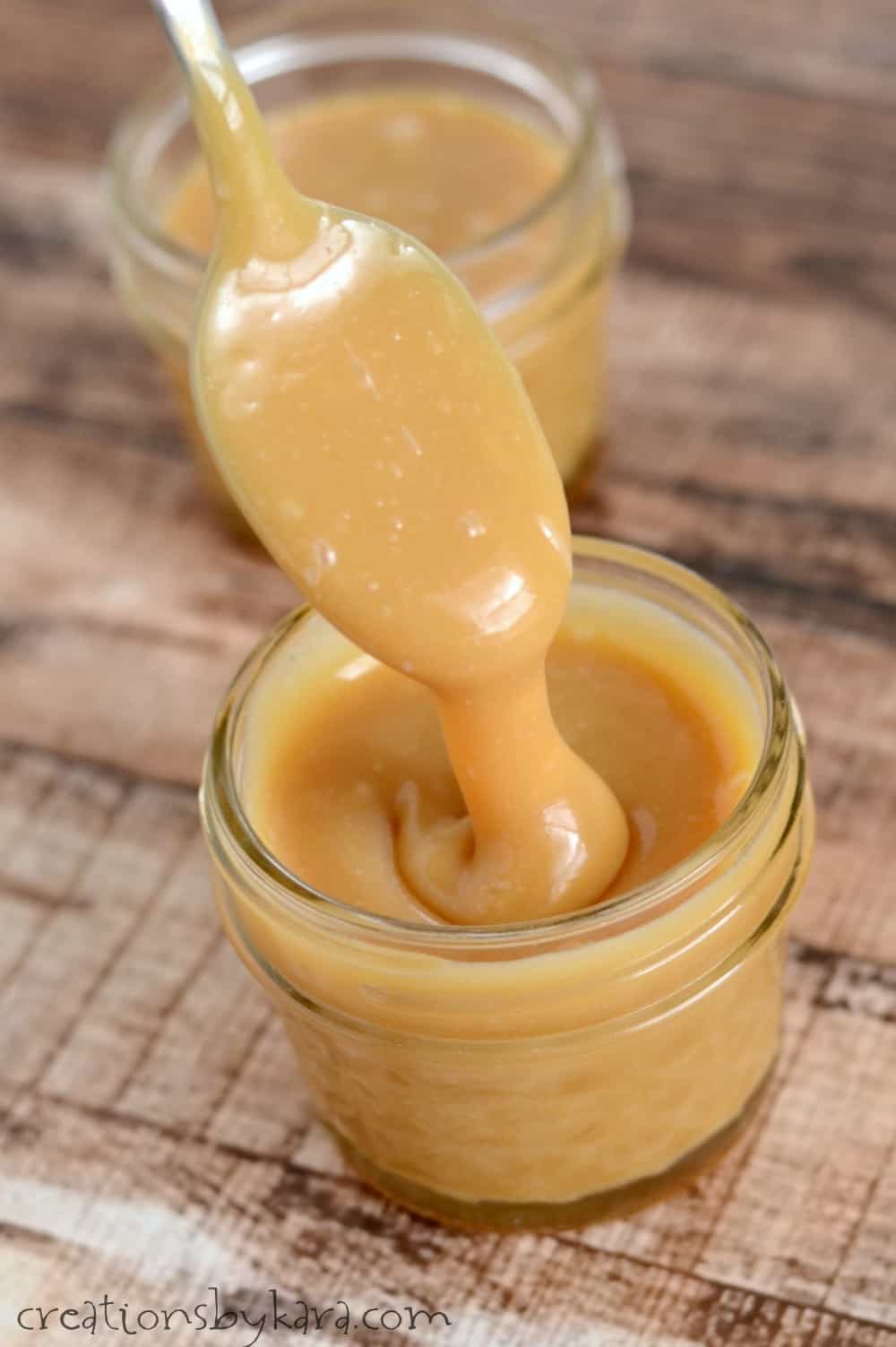 Homemade Caramel Sauce Recipe - Creations by Kara