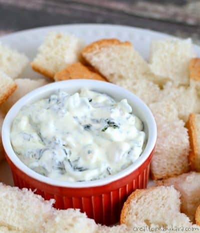 In just a few minutes, you can have an absolutely scrumptious spinach dip. Everyone loves this dip recipe!