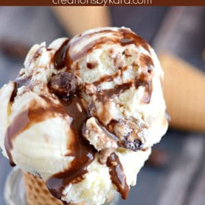 tin roof sundae ice cream recipe pinterest pin