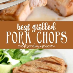 best grilled pork chops recipe collage
