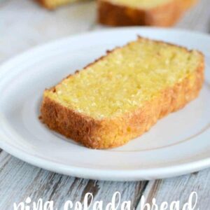Pina Colada Bread - this Hawaiian bread has no added fat, but it is still moist and delicious!
