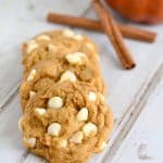 Soft pumpkin spice cookies are the perfect recipe for fall gatherings. Everyone loves them!