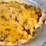 The flavors of a cheeseburger in pie form. You will love this bacon cheeseburger pie!