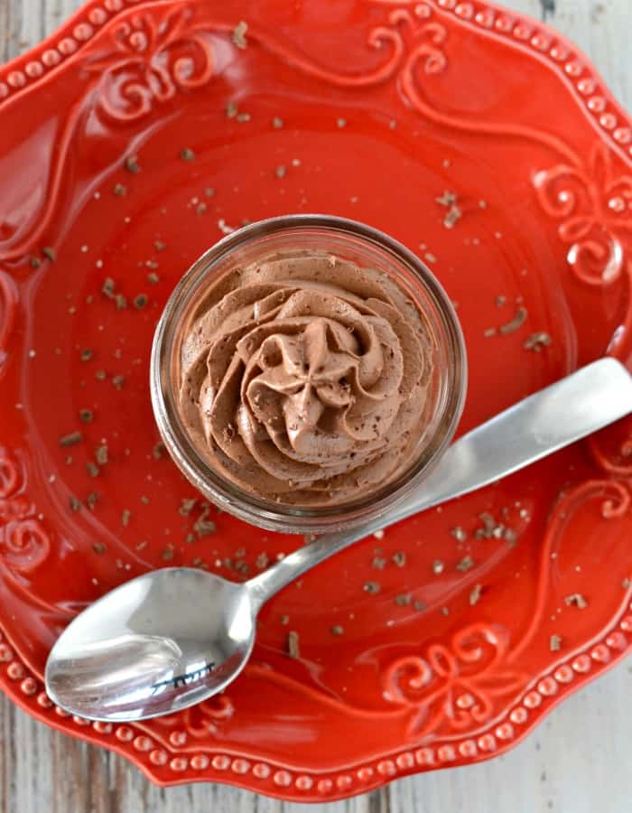 Easy Chocolate Mousse (3 Ingredient) - Creations by Kara