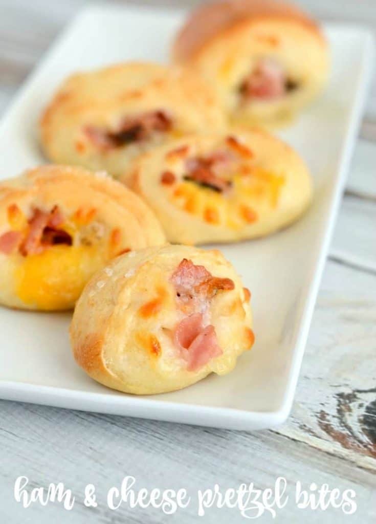 Ham and Cheese Pretzel Bites - everyone loves these appetizers!