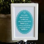 1 Corinthians 2:9 - use this free printable scripture for Sunday School, or frame it for pretty home decor.
