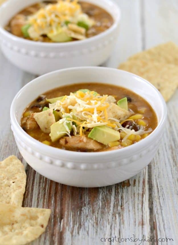 Easy Chicken Enchilada Chili Creations by Kara