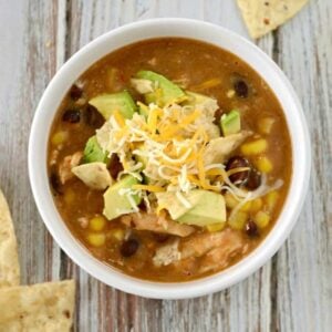 Easy and delicious chicken enchilada chili recipe