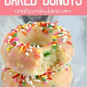 baked funfetti donuts recipe