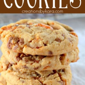 peanut butter butterfinger cookies pinterest pin