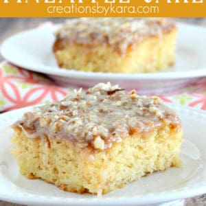 easy warm pineapple cake recipe pinterest pin