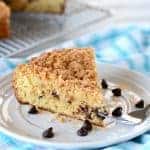 Coconut Coffee Cake with chocolate chips