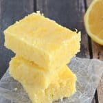 Lemon fans will love these soft and chewy lemon brownie squares
