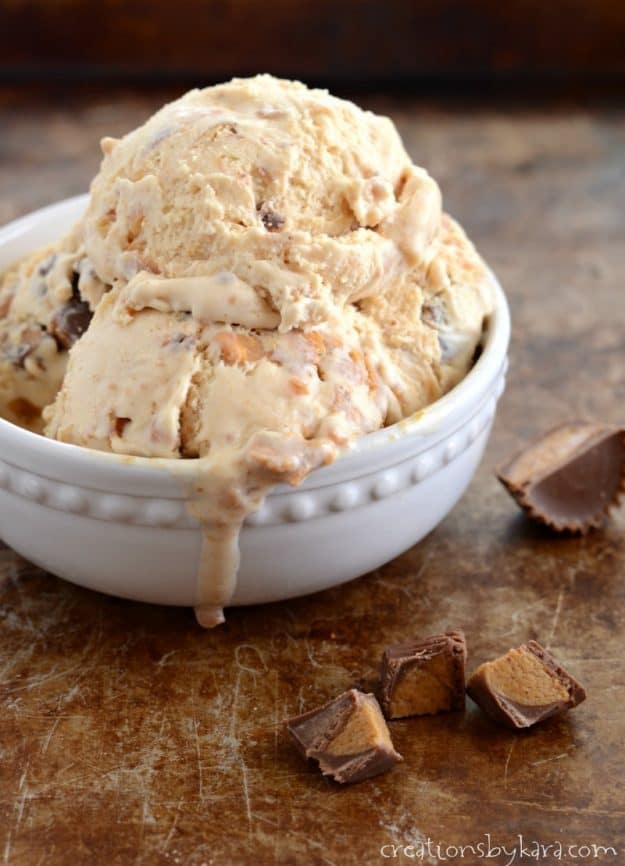 Peanut butter cup Reese's ice cream recipe