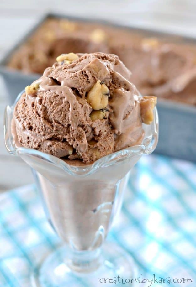 Rich and creamy chocolate cookie dough ice cream