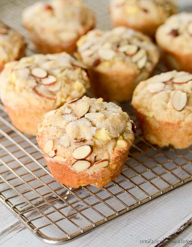 Apple Almond Muffins Creations by Kara