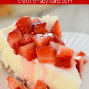 thick and creamy cheesecake recipe pinterest pin