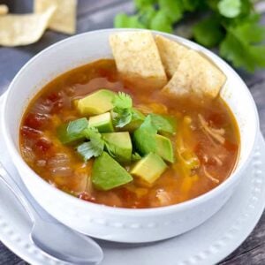 recipe for instant pot chicken tortilla soup