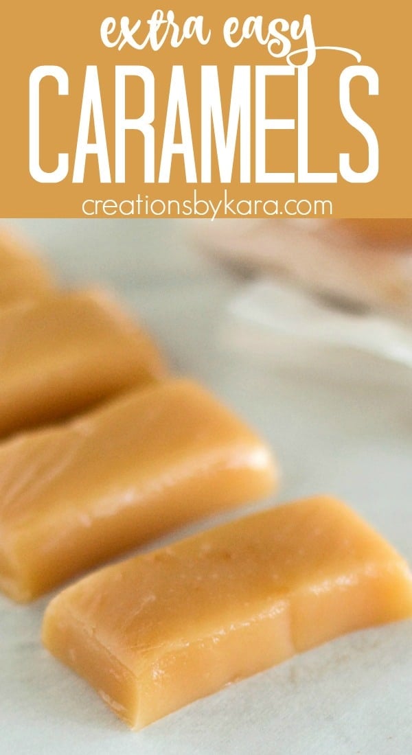 Creamy Microwave Caramels Recipe - Creations by Kara