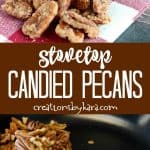 stovetop candied pecans