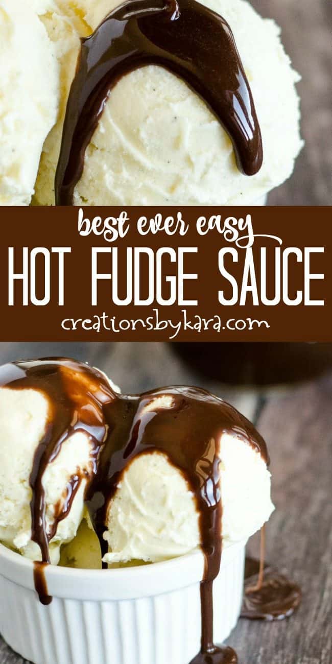 best ever easy chocolate sauce recipe collage