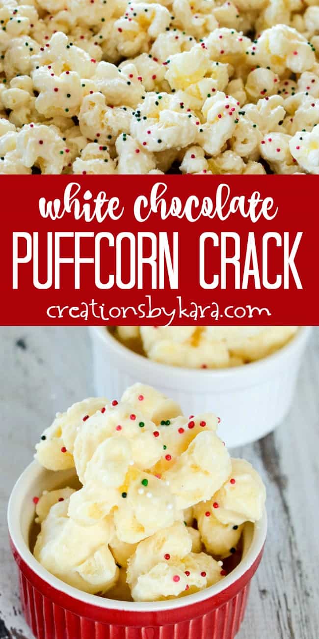 Irresistible White Chocolate PuffCorn Crack Recipe Creations by Kara