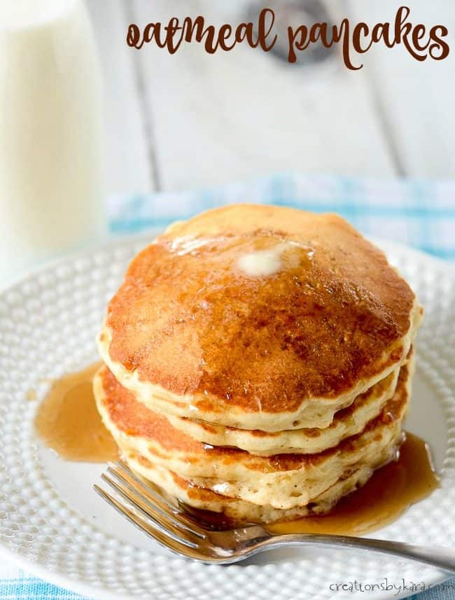 oatmeal pancakes recipe title photo