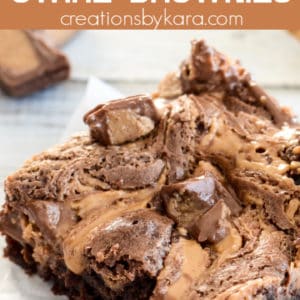 peanut butter swirl brownies pinterest pin