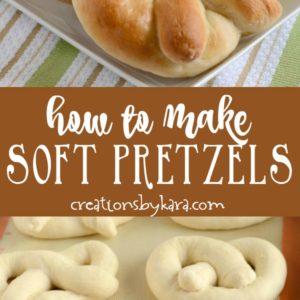 how to make soft pretzels collage