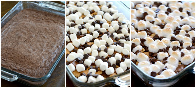 tips for making smores brownies