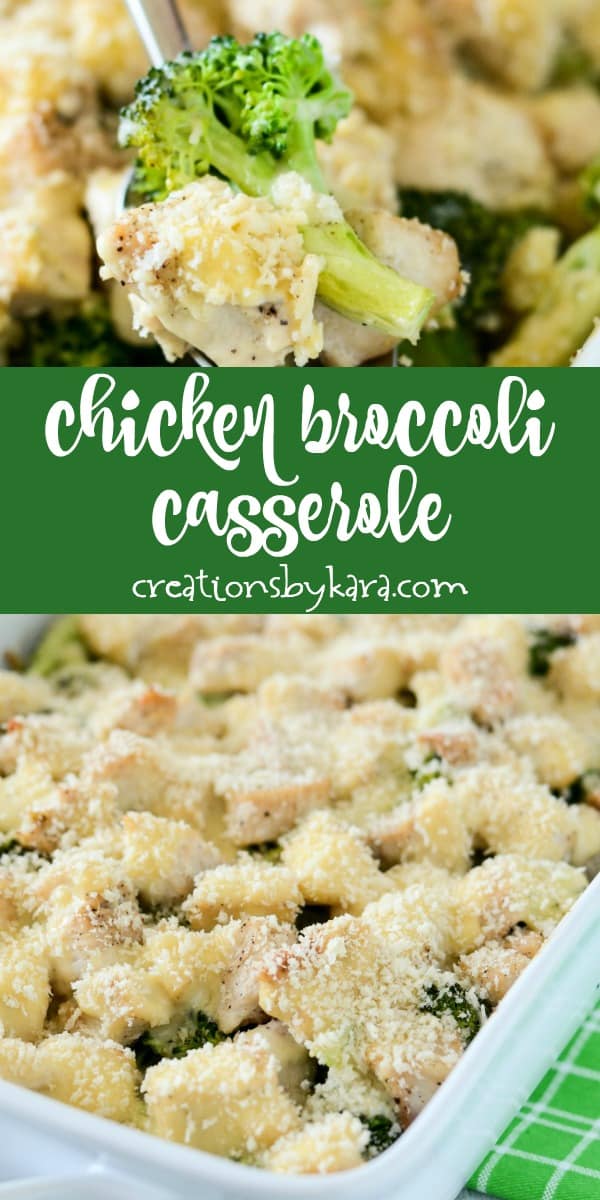 made from scratch chicken broccoli casserole recipe collage
