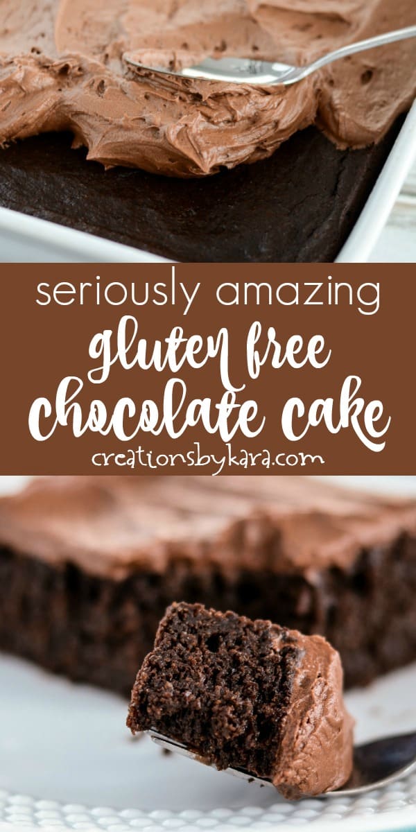 seriously amazing gluten free chocolate cake recipe collage