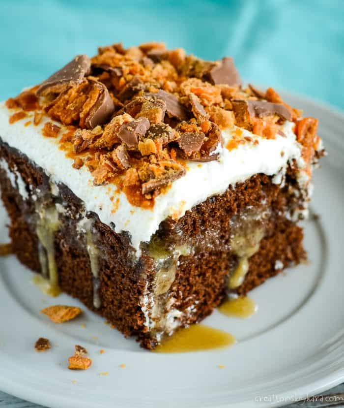 Best Polk Cakes - Death By Chocolate Poke Cake Love Bakes ...