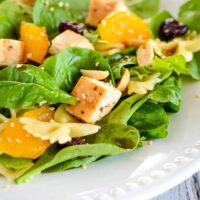 Asian Pasta Salad with Chicken (Lightened Up)