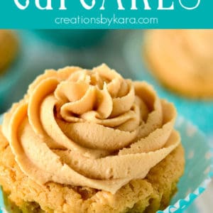 peanut butter cupcakes recipe pinterest pin