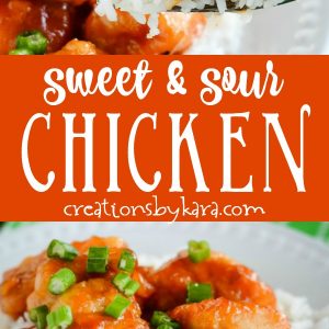 sweet and sour chicken