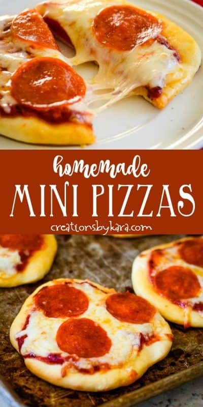 Mini Pizza with Pizza Crust & Sauce - Creations by Kara