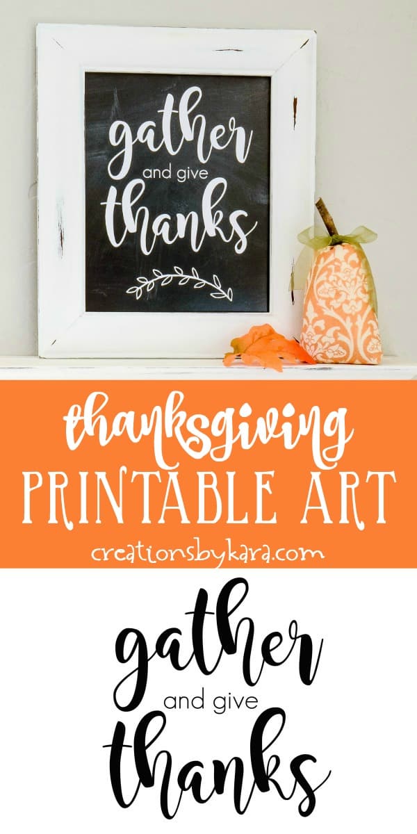 thanksgiving printable art collage