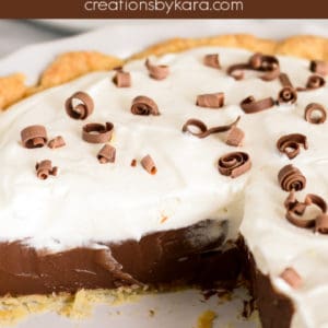 made from scratch chocolate cream pie recipe