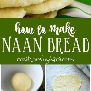 naan bread recipe collage