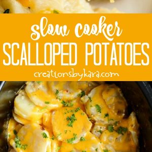 slow cooker cheesy potatoes