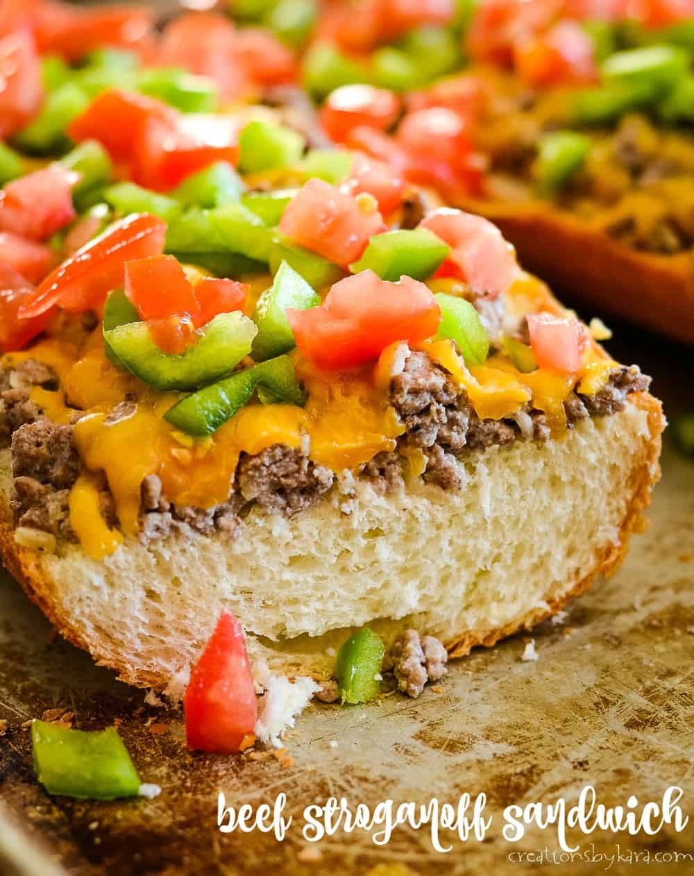 Beef Stroganoff Sandwich