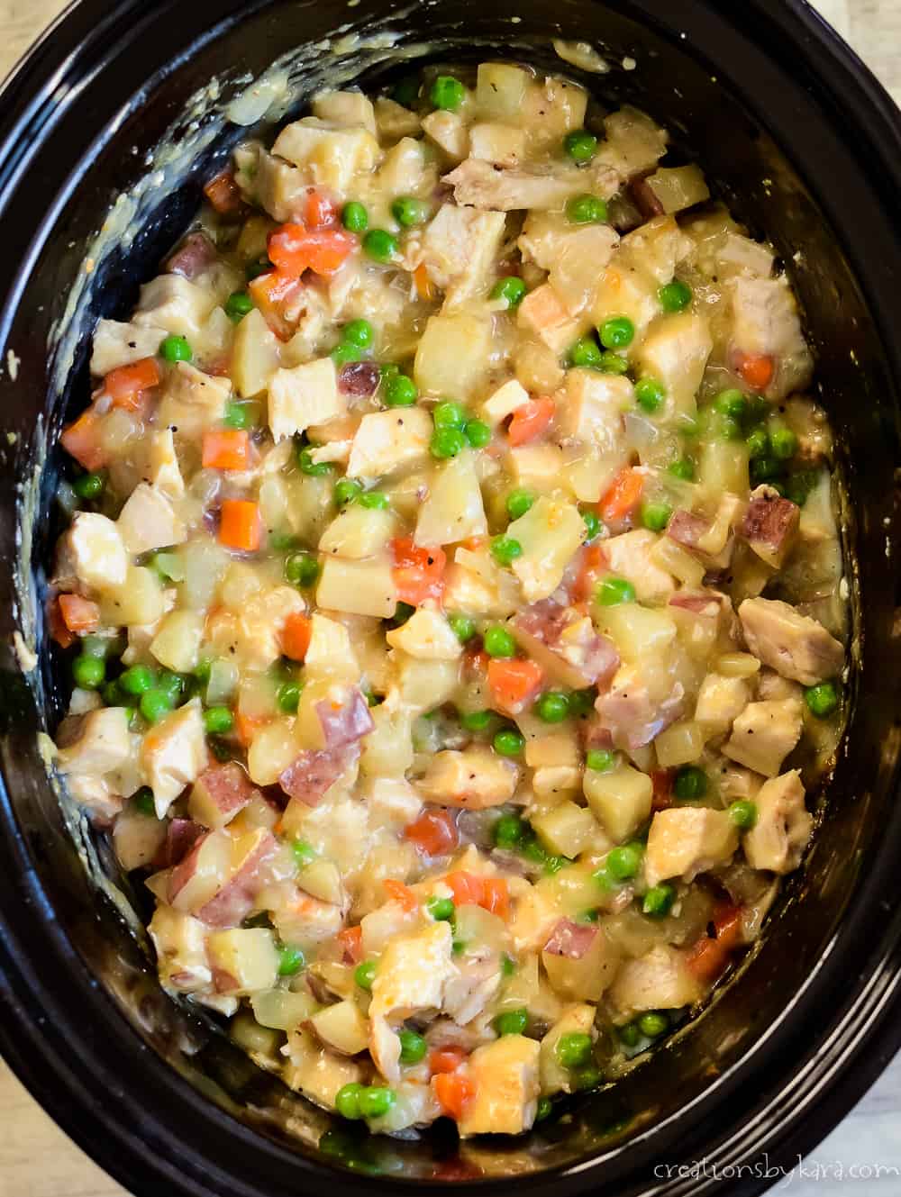 Crock Pot Chicken Pot Pie Recipe Creations by Kara