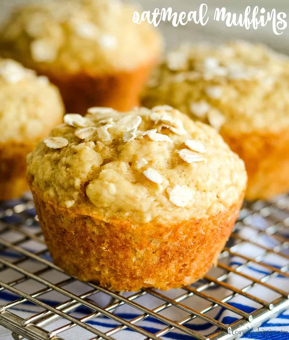 Buttermilk Oatmeal Muffins Recipe Creations by Kara